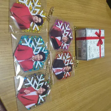 King & Prince 키링 5개 세트 기프트 박스 포함