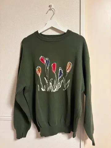 ciatre 올리브 그린 스웨터 XL