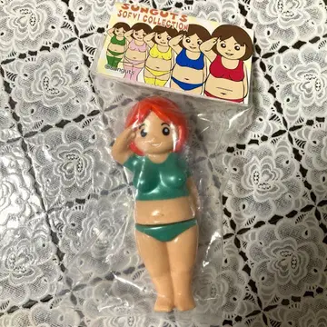 산갓츠 본포 팥짱 그린 미개봉 새상품 소프트 비닐 결기 집회