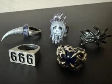 가정교사 히트맨 REBORN 헬 반지 5종 세트