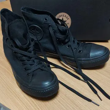 컨버스 척테일러 올스타 하이 블랙 모노크롬