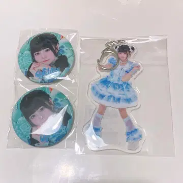 iLiFE! 무지개깃털 아크릴 키링 캔뱃지