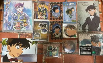 명탐정 코난 쿠도 신이치(남도일) 붉은 수학여행 캔뱃지 엽서 애니멀 참