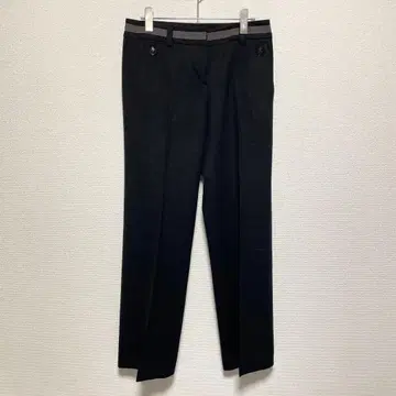 ICB 울 혼방 스트레이트 슬랙스 블랙 11호