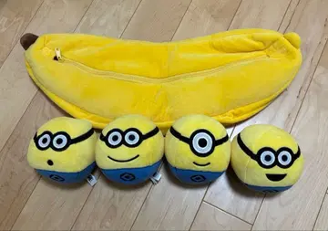 미니언 바나나형 봉제 인형 세트