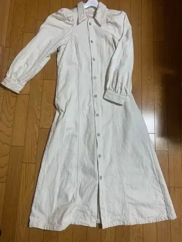 moussy 화이트 데님 원피스