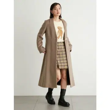 릴리 브라운 체스터 코트 0 (S 사이즈)