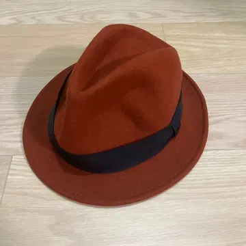울 펠트 햇 오렌지 컬러