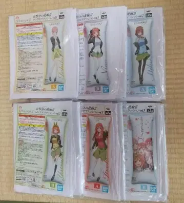 5등분의 신부 롱 에어쿠션 전 6종 세트