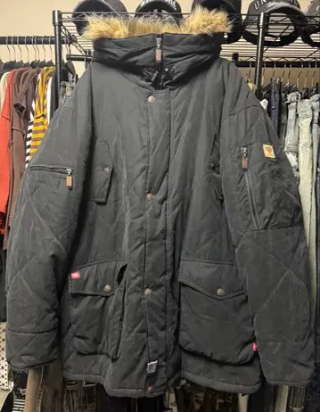 Pelle Pelle 충전솜 퍼 다운 자켓 b계열 HIPHOP