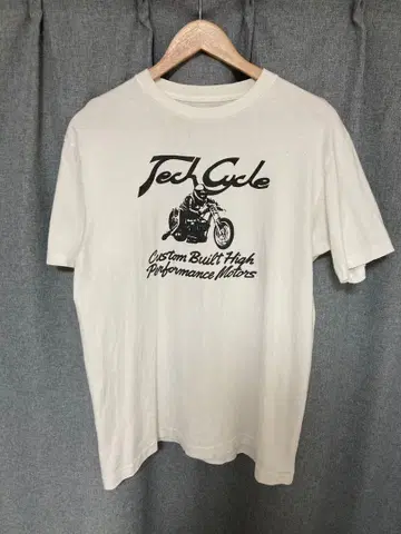 더블 웍스 Tech Cycle 티셔츠 잉크 프린트