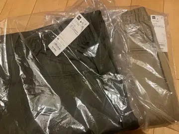 [ 미사용 새상품 ] GU 치노 캐롯 팬츠+EC(긴 길이 78.5cm)