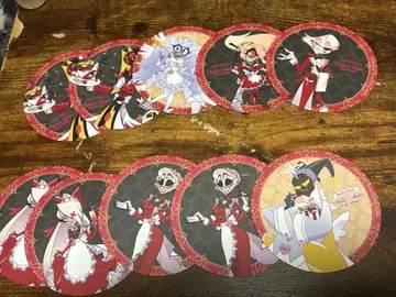 Hazbin Hotel 하즈빈 콜라보 카페 코스터 10장 세트