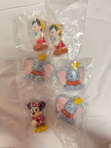 피노키오 덤보 미니 캡슐 토이 6개 세트