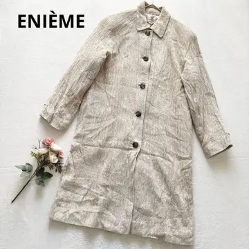 에니엠 베이지 롱 코트 아우터 심플 캐주얼 가을/겨울