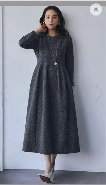 ELFLANK 원피스 [ 2025AW ] 크루넥 코쿤 원피스