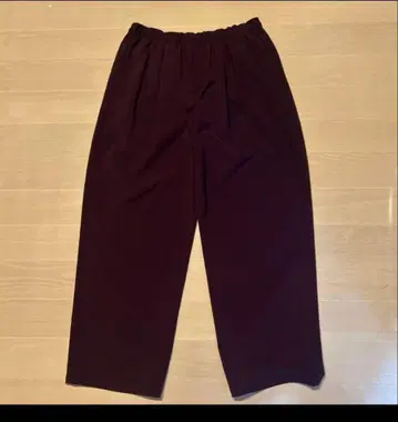 VOIRY x pimpstick 다크 퍼플 와이드 팬츠