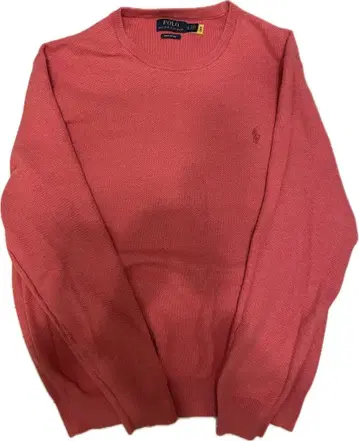 POLO 코랄 핑크 니트 스웨터 XL