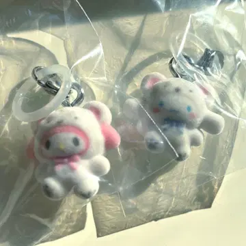 메지루시 액세서리 산리오 캐릭터즈 후와후와 스노우