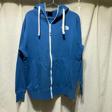 THE NORTH FACE 풀 지퍼 후드티 L 사이즈 파랑