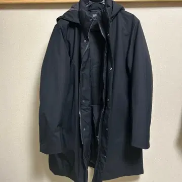 하이브리드 다운/L/폴리에스테르/BLK/무지/01-31-2F013A