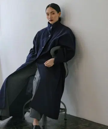 [셀렉 모카] 스텐카라 코트/네이비