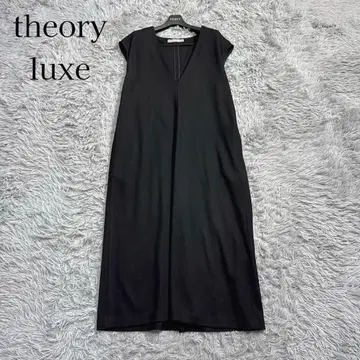 새상품급 24AW 띠어리 정가 6만 점프수트 V넥 원피스 블랙 M