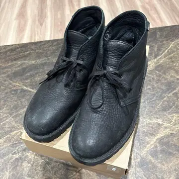 클락스 빔즈 별주 Desert RockGTX 블랙 가죽 UK 7