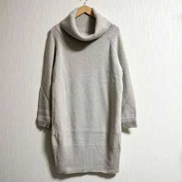 STYLE DELI 알파카 울 터틀넥 니트 원피스