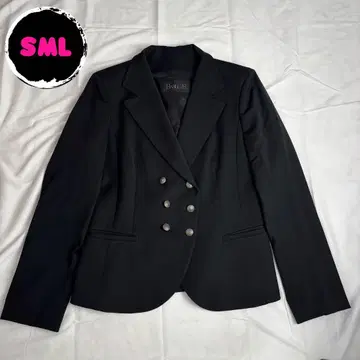 구제 의류 BASILE28 자켓 더블 버튼 실버 버튼 캐시미어 혼방