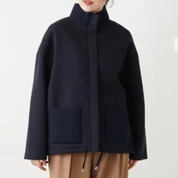 컨디션 최상 24AW 레리안 니트 절개 자켓 스탠드 카라 11호 L