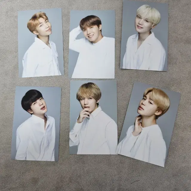 6장 일괄 bts 방탄 vt 포카