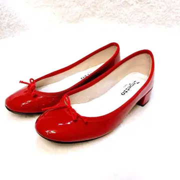 레페토 repetto 발레 슈즈 플랫슈즈 리본 레드 빨간색 36