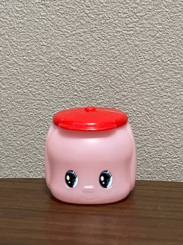 귀여운 캐릭터 용기 핑크 빨간색