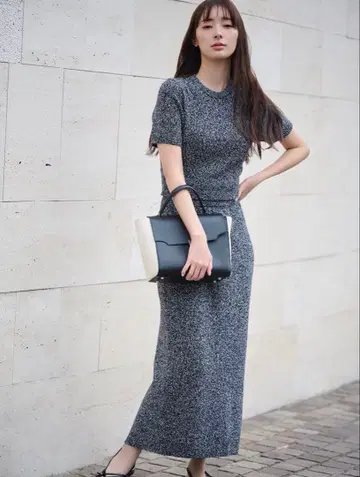 [ 새상품급 ] 크롭 니트 셋업 블랙 프레이 아이디