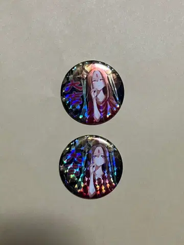 불존 원화전 오미쿠지 캔뱃지 대길 2개 세트