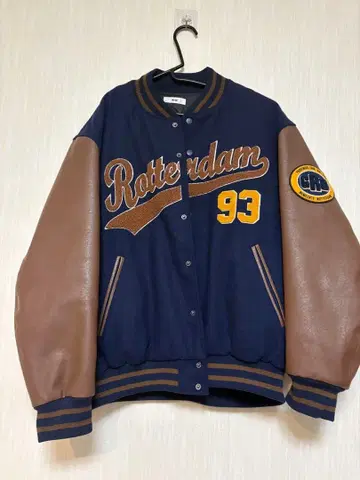 WEGO 바시티 자켓