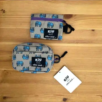 미사용 새상품 키우 니코앤드 kiu x nikoand 파우치 2개 세트