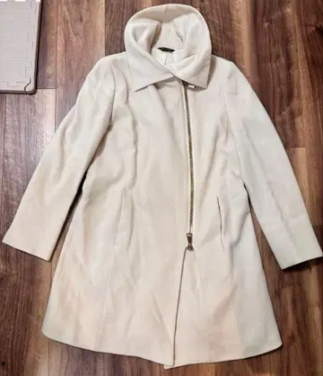 여성용 롱 코트 화이트 11호