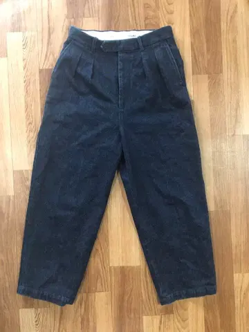 스티브 아란 steven alan S 사이즈 13.5oz 데님 슬랙스
