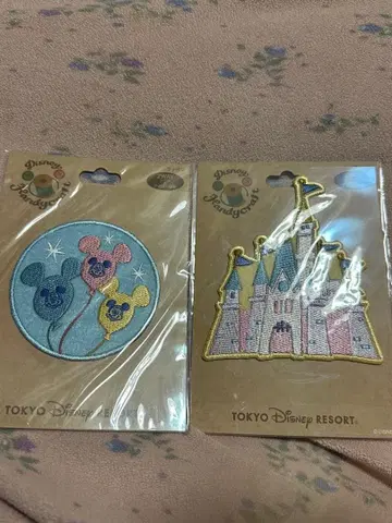 도쿄 디즈니 리조트 2WAY 다리미 패치 신데렐라 성 풍선