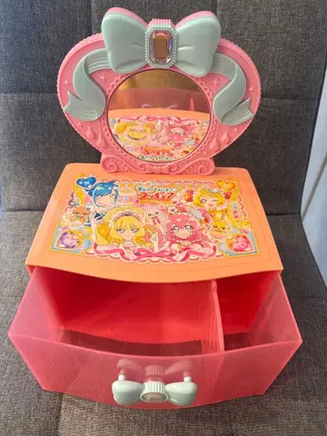 딜리셔스 파티 프리큐어 리본 포함 하트형 박스 화장대