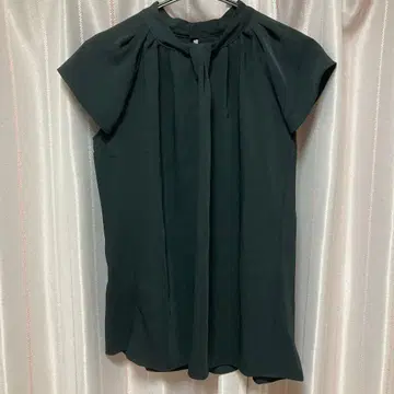 Apuweiser-Riche 슬리브리스 블라우스 블랙