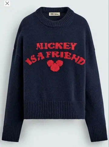 [ 한번만 사용 ] ZARA Disney 콜라보 니트 M