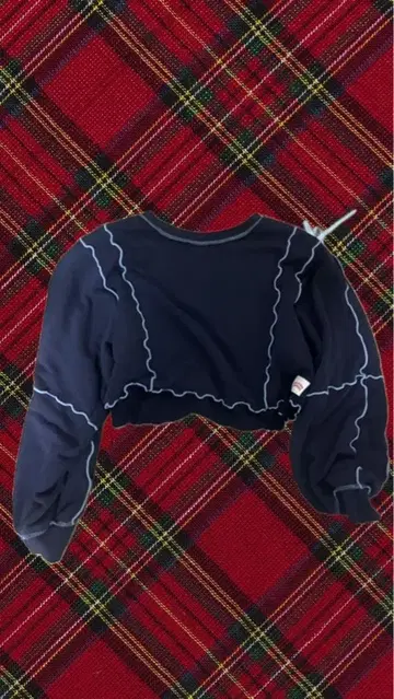 HELLO.SANFRANCISCO 리본 메로우 맨투맨