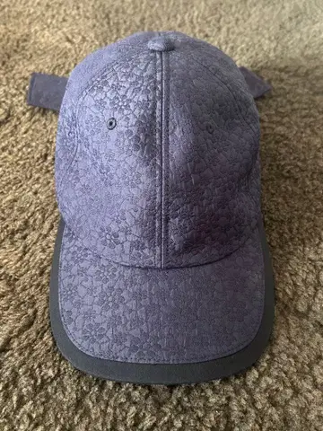 CA4LA 꽃무늬 네이비 캡