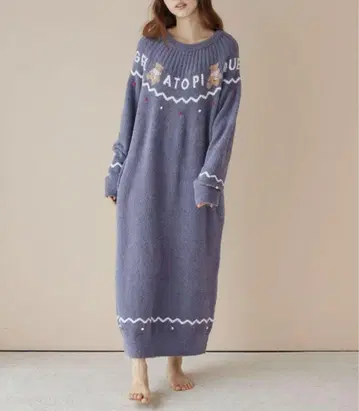 젤라또피케 홀리데이 노르딕 원피스 네이비