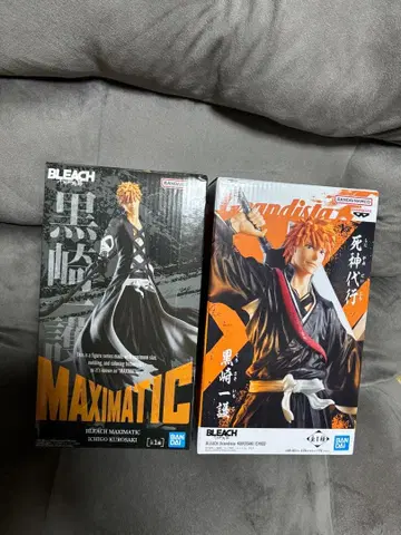 BLEACH 이치고 피규어 2종 MAXIMATIC & Grandista