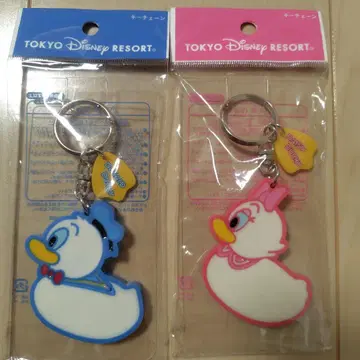 도널드 덕 데이지 덕 키링 세트