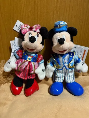 인형 배지 미키 미니 도쿄 디즈니 리조트 15주년